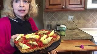 Vegan Pizza- SOS Free Pizza Crust Recipe