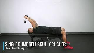 Single Dumbbell Skull Crusher - OPEX Exercise Library