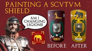 DIY! Painting a Roman Scutum Shield - Roman Reenactment Gear