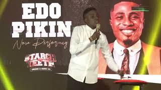 Edo Pikin Live at Starch Your Teeth with Mc Monica  #comedy #jokes #skit #standupcomedy #ay #lagos