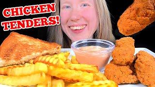 ASMR CHICKEN TENDERS MUKBANG (WHISPERING) EATING SOUNDS