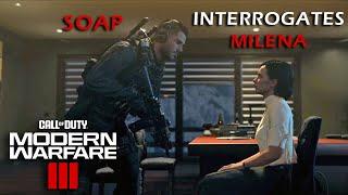 Soap interrogates Milena [ Call of Duty: Modern Warfare III ]