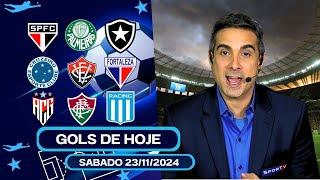 TODOS OS GOLS DESTE SABADO 23/11/2024 GOLS DA RODADA, GOLS DE HOJE, GOLS DO DIA