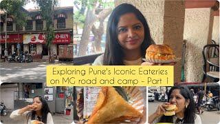 Exploring Pune's Iconic Eateries on MG road | Vadapav | Chicken samosa