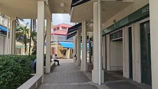 Downtown George Town, Grand Cayman, Cayman Islands | Walk Around Capital City | 4K Ultra HD...