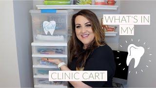 WHAT'S IN MY CLINIC CART | DENTAL HYGIENE SCHOOL