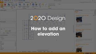 2020 Design Tip: How to add an elevation