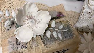 How to Plaster Dip Artificial Flowers and use them to Embellish Cottage Decor