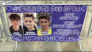 Josh, George & Harry, Justice For Our Boys with John Lawrence in Manchester #FightingForJustice