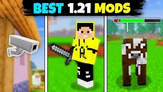 TOP 5 MODS FOR MCPE ( 1.21+) | Best Survival modes for Minecraft pocket edition 