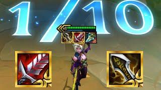 1 VS 10 *** 3 STAR Fiora  ⭐⭐⭐ | TFT Set 12