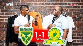 The Champagne is Already Out For Sundowns | Golden Arrows 1-1 Mamelodi Sundowns | Lindo Pep