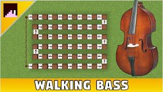 Walking Bassline - Jazz and Blues Minecraft Noteblock Tutoiral | Jazzy Noteblock Tutorial (how to)