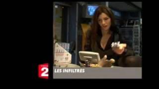 carla bruni par Louise Bourgoin LU A LA TV