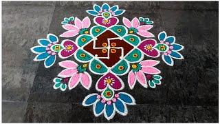 Margazhi Matham Special Rangoli Design / 2025 New Year Rangoli / Sashti Pooja / Kolam / Easy Mugulu