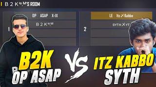 B2K VS Itz Kabbo & Syth || প্রথম বাংলাদেশী হিসাবে Born 2 Kill এর সাথে Custom Match - Free Fire