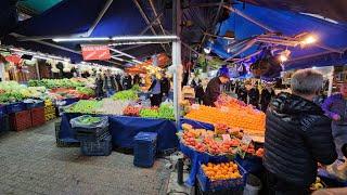 Walking through streets and bazaar of Tabriz in Iran