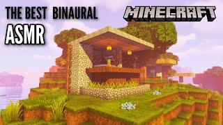 Minecraft ASMR | Survival house building + cupped whispering ️