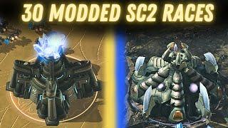 This mod brings 30 NEW Races to StarCraft 2! (SC2 Cast)