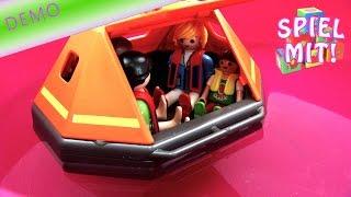 Playmobil Cityaction Seenot Rettungsboot / Die Playmobil Urlauber in Seenot / Demo, Review