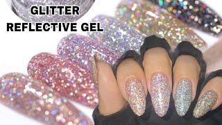 How to Use Glitter Reflective Gel Polish from Born Pretty - Sparkling Gel Nails - New Gel Polish