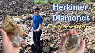 Herkimer Diamond Mining at Dirty Diamond Diggers