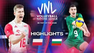  POL vs.  BUL - Highlights | Week 2 | Men's VNL 2024