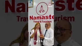 Radhika Hamal Meets Chairman of Namaste Travel & Tourism LLC @namastetraveluae