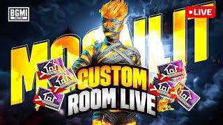 BGMI LIVE CUSTOM ROOMS | BGMI CUSTOM ROOM LIVE | FREE ENTRY