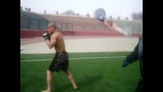 Baz Mohammad Mubariz Boxing training