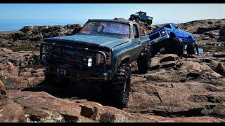 RC community Rock Crawl  //  Trx-4 Axial Vanquish Redcat