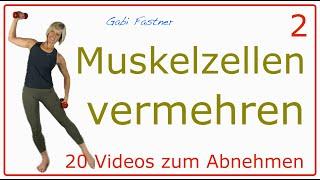 2/20️32 min. Muskelzellen vermehren | abnehmen mit Hantel-Krafttraining,