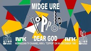 Midge Ure 'Dear God' on Norwegian TV Channel NRK's programme 'Top Pop' on 9th December 1988