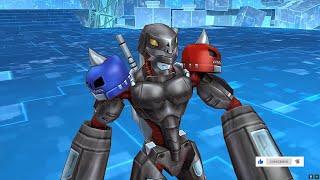 Solarmon evolve GoldGuardromon Andromon HiAndromon and Skill.: Digimon Cyber Sleuth