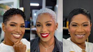 45 Stunning Short & Ageless Natural Haircuts For American Black Women Over 50 in 2024 Vol 2