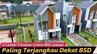 Desain Rumah Minimalis Scandinavian 2 Lantai | 900 Jutaan 5 menit ke Stasiun dan Pusat Kota BSD