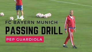 FC Bayern Munich - passing drill by Pep Guardiola