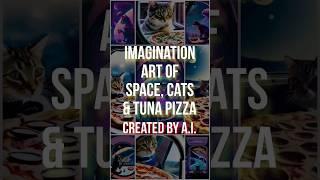  #Space #Cats and Tuna #Pizza created by generative A.I.  #AIphotos #AIpictures #GenerativeAI