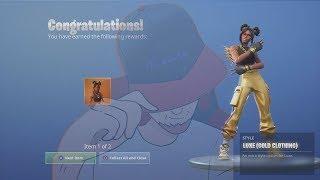 *UNLOCKING* MAX Tier *GOLD* LUXE After Victory Royale. Season 8 Fortnite #COMPLETEDitMATE