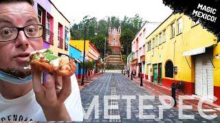  METEPEC Pueblo MAGICO |Rediscovering MEXICO'S MAGIC in 2020! | Eating BRIGHT RED Pambazos!