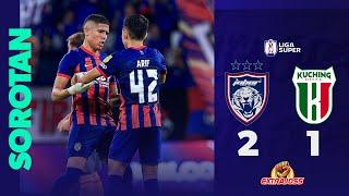 Johor Darul Ta'zim 2-1 Kuching City FC | Sorotan Perlawanan Liga Super 2024/25 | #ExtraJoss