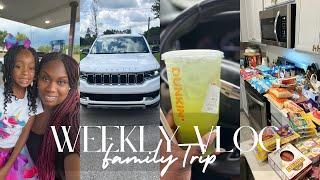 VLOG| 2024 JEEP WAGONEER TOUR| FAMILY ROAD TRIP| $340 WALMART GROCERY HAUL| UPDATE ON MY NEIGHBOR