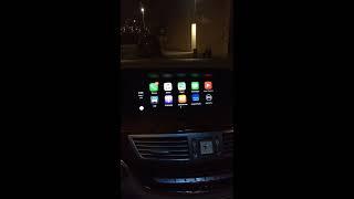 Mercedes W221 S550 S350 S430 2007-2013 S-Class Apple CarPlay Android Auto Demo