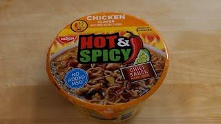 Nissin Hot And Spicy Chicken Flavor Noodle Bowl Rating Review