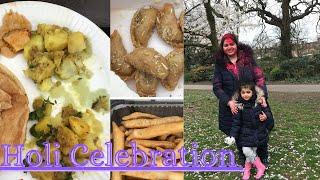 Holi celebration| London vlogs | Uk vlogs | Indian Youtuber|Charu kaur