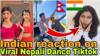 INDIAN reaction on Nepal| Nepali Dance Tiktok videos| Crazzy Pikku