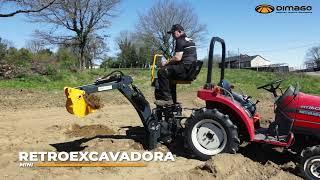 Retroexcavadora mini Dimago | AgroAnuncios.es