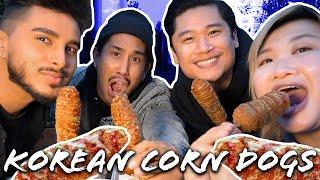 Trying Vegan Korean Corn Dogs | Mukbang Monday