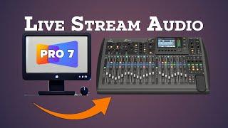 Setup LIVE Stream Audio IN and OUT of ProPresenter 7