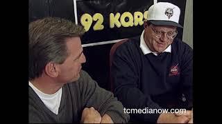 KMSP's Jeff Passolt with Tom Barnard and the KQRS Morning Show, 1996